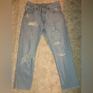 Levi's Women's Light Blue Straight Leg Jeans